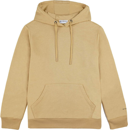 Men'S Hooded Sweatshirt Long Sleeve Soft Brushed Fleece Hoody Classic Drawstring Pullover Hoodie Size S-3XL