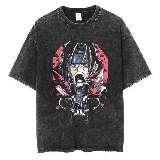 Anime Baki Haman Tshirts Harajuku Vintage 100% Cotton 2024 New Washed T Shirt For Men Hip Hop Streetwear Oversize T-shirt